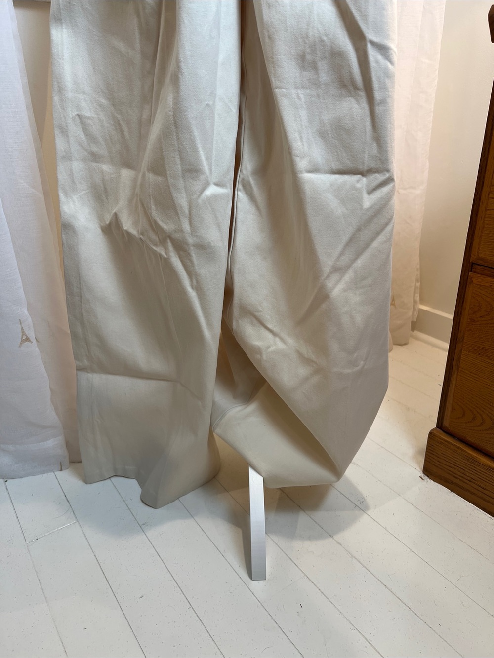 Nasty Gal Cream High-Waist Wide-Leg Pants size 4. NWT! - Picture 3 of 7